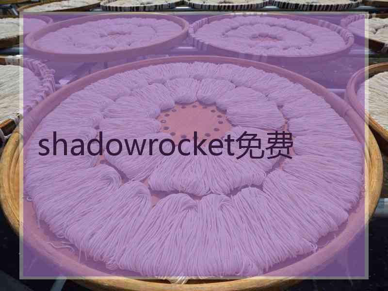 shadowrocket免费