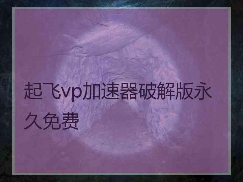 起飞vp加速器破解版永久免费