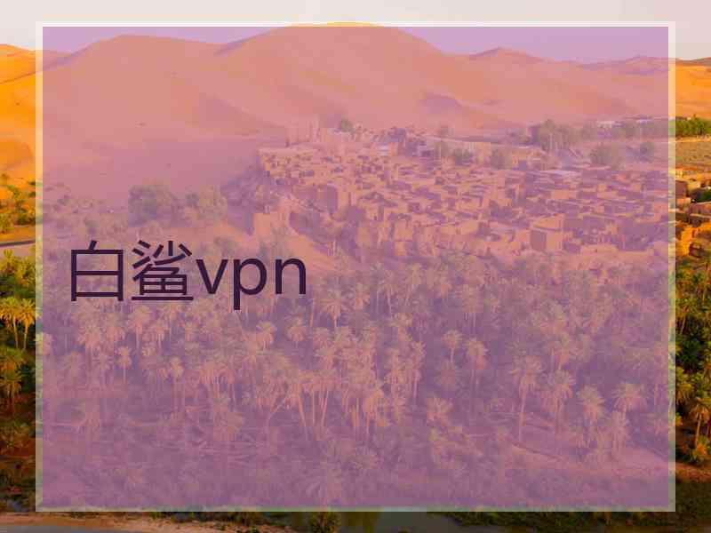 白鲨vpn