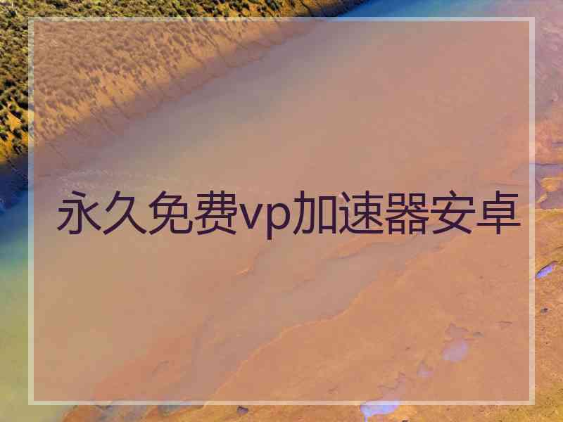 永久免费vp加速器安卓