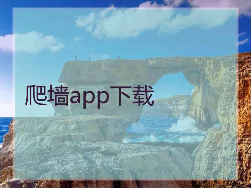 爬墙app下载