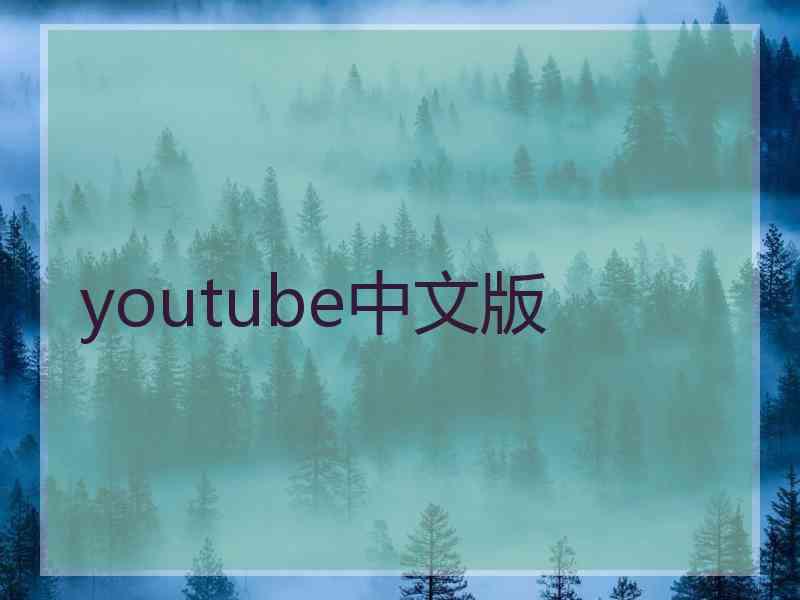 youtube中文版