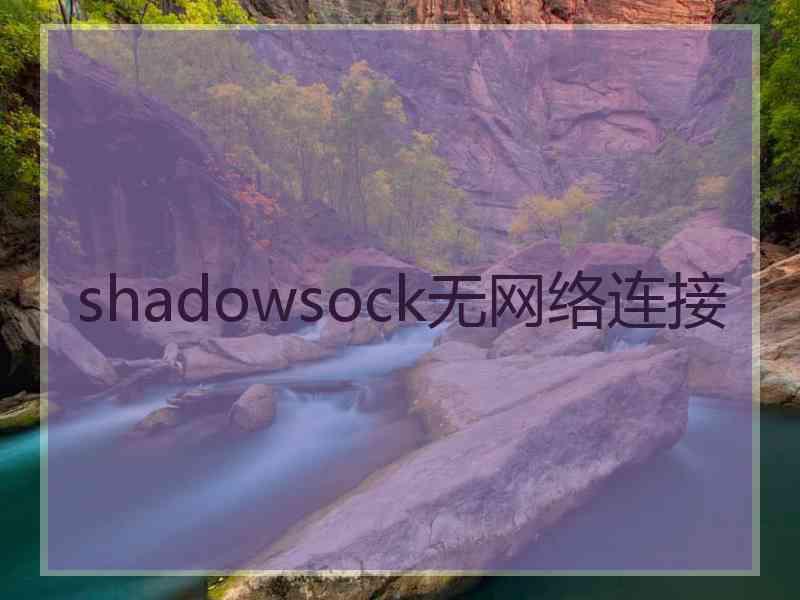 shadowsock无网络连接