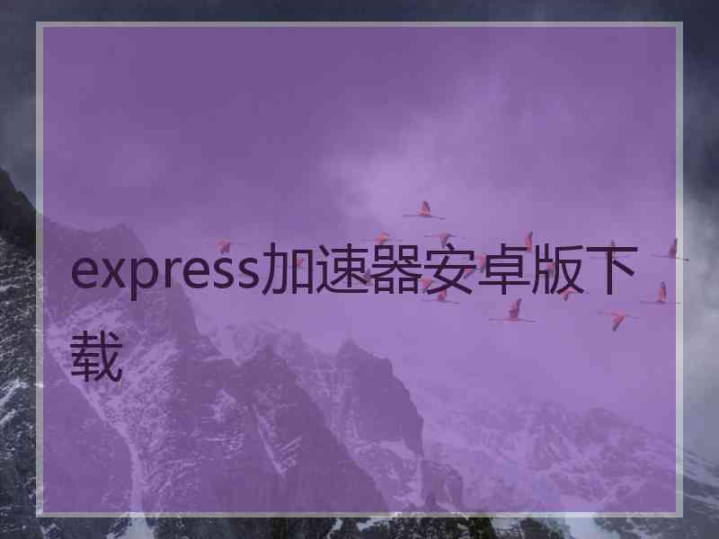 express加速器安卓版下载