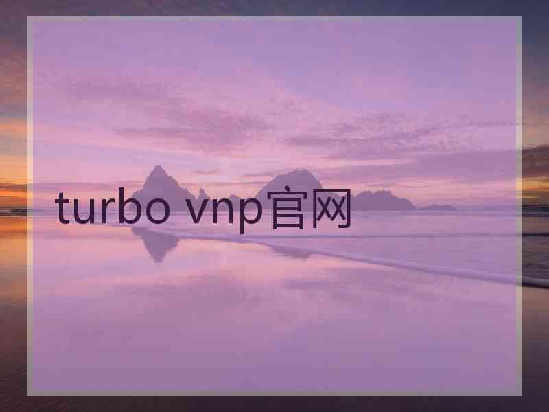 turbo vnp官网