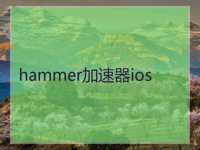 hammer加速器ios