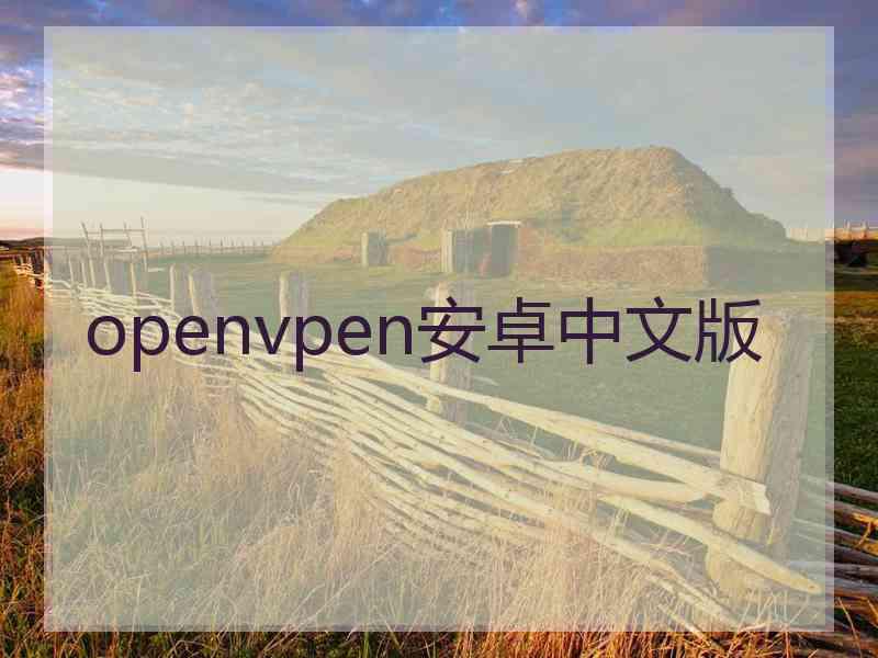 openvpen安卓中文版