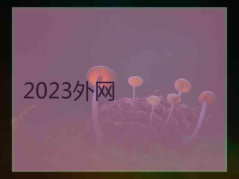 2023外网