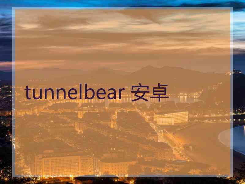 tunnelbear 安卓