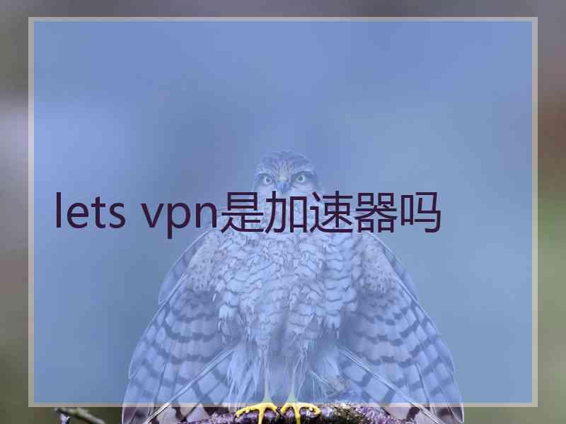 lets vpn是加速器吗