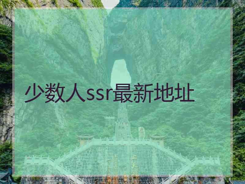 少数人ssr最新地址