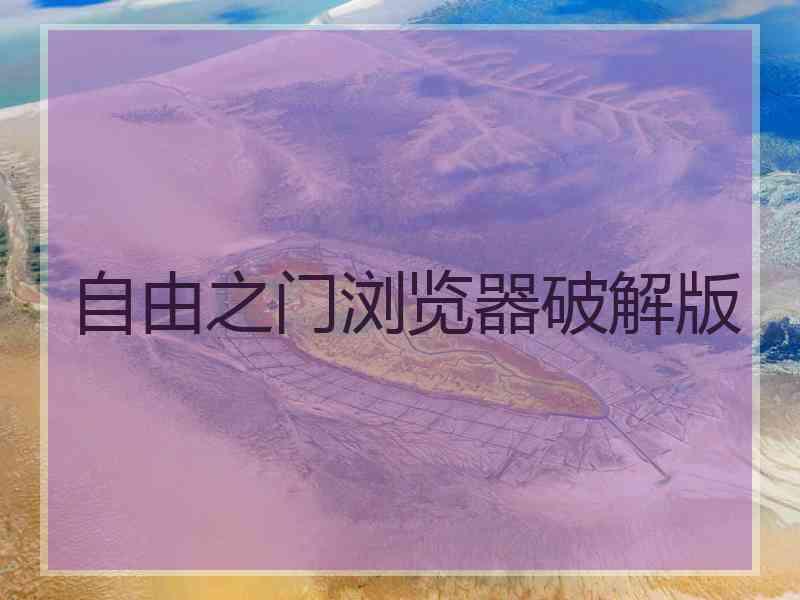 自由之门浏览器破解版