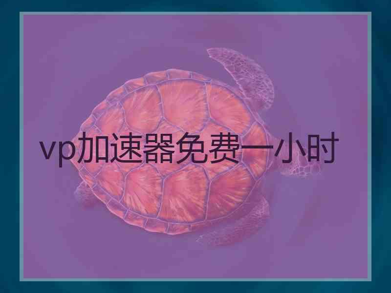 vp加速器免费一小时