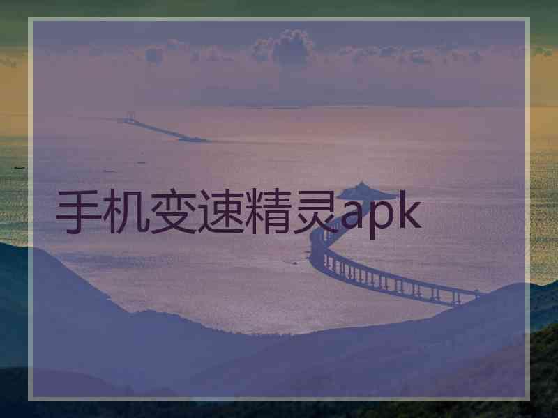 手机变速精灵apk