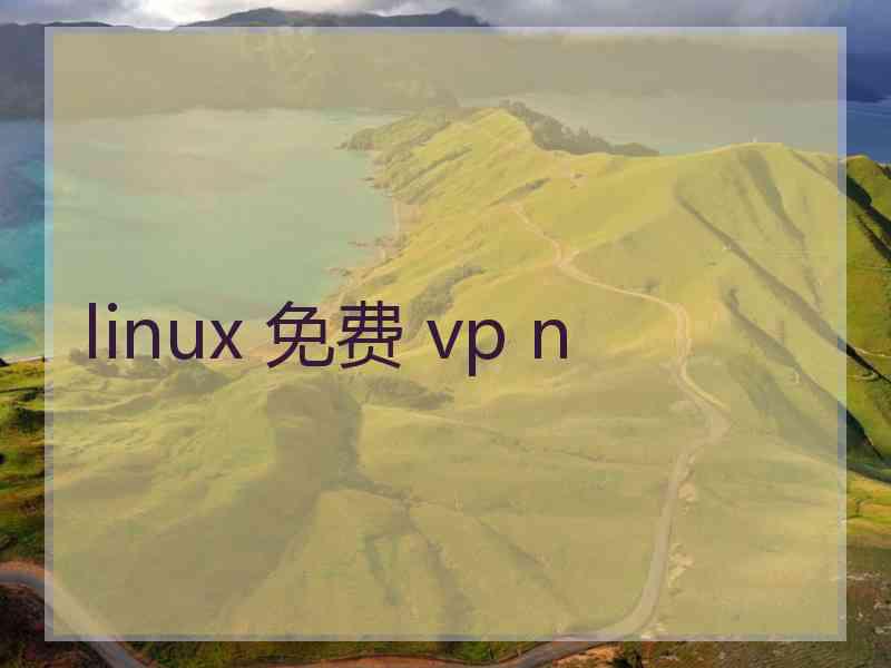 linux 免费 vp n